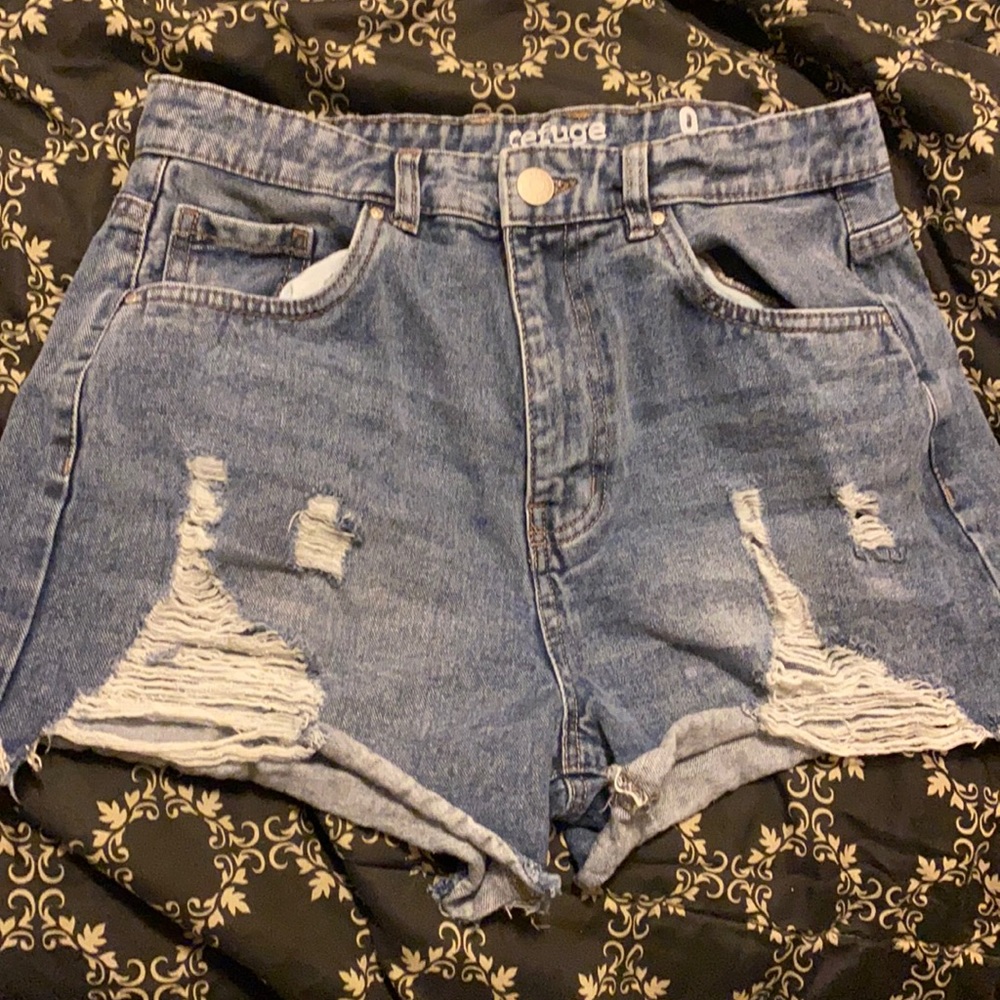 Women denim shorts